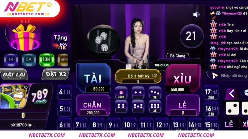 Giao diện trò chơi là yếu tố rất được quan tâm và đầu tư tại Nbet